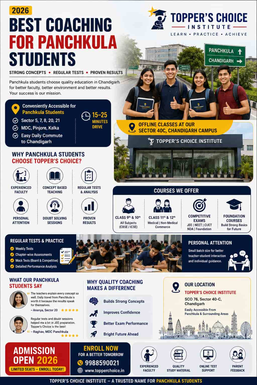 Best Coaching for Panchkula Students
