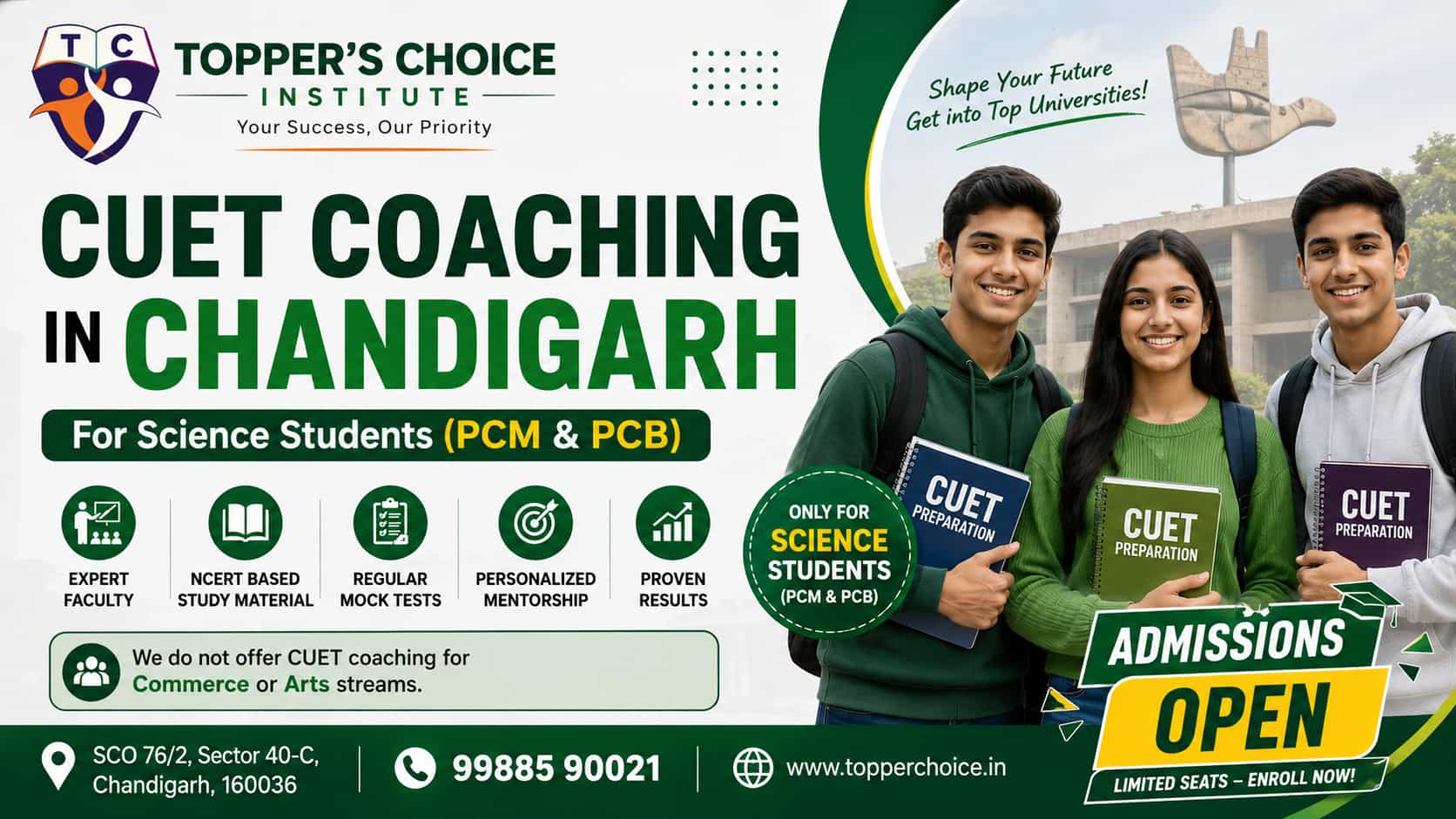 CUET Coaching in Chandigarh