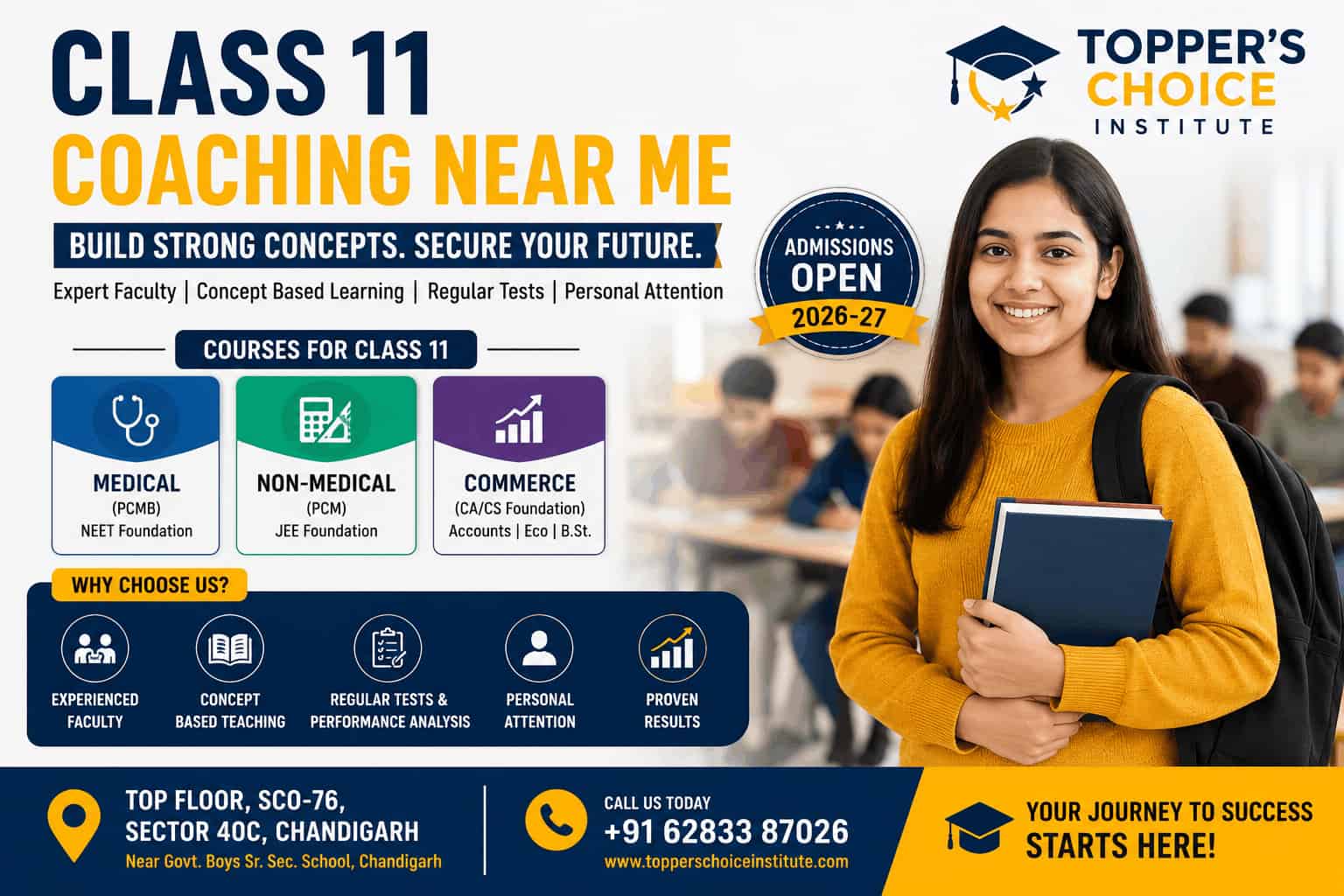 Class 11 Coaching Near Me – The Right Guidance Makes All the Difference