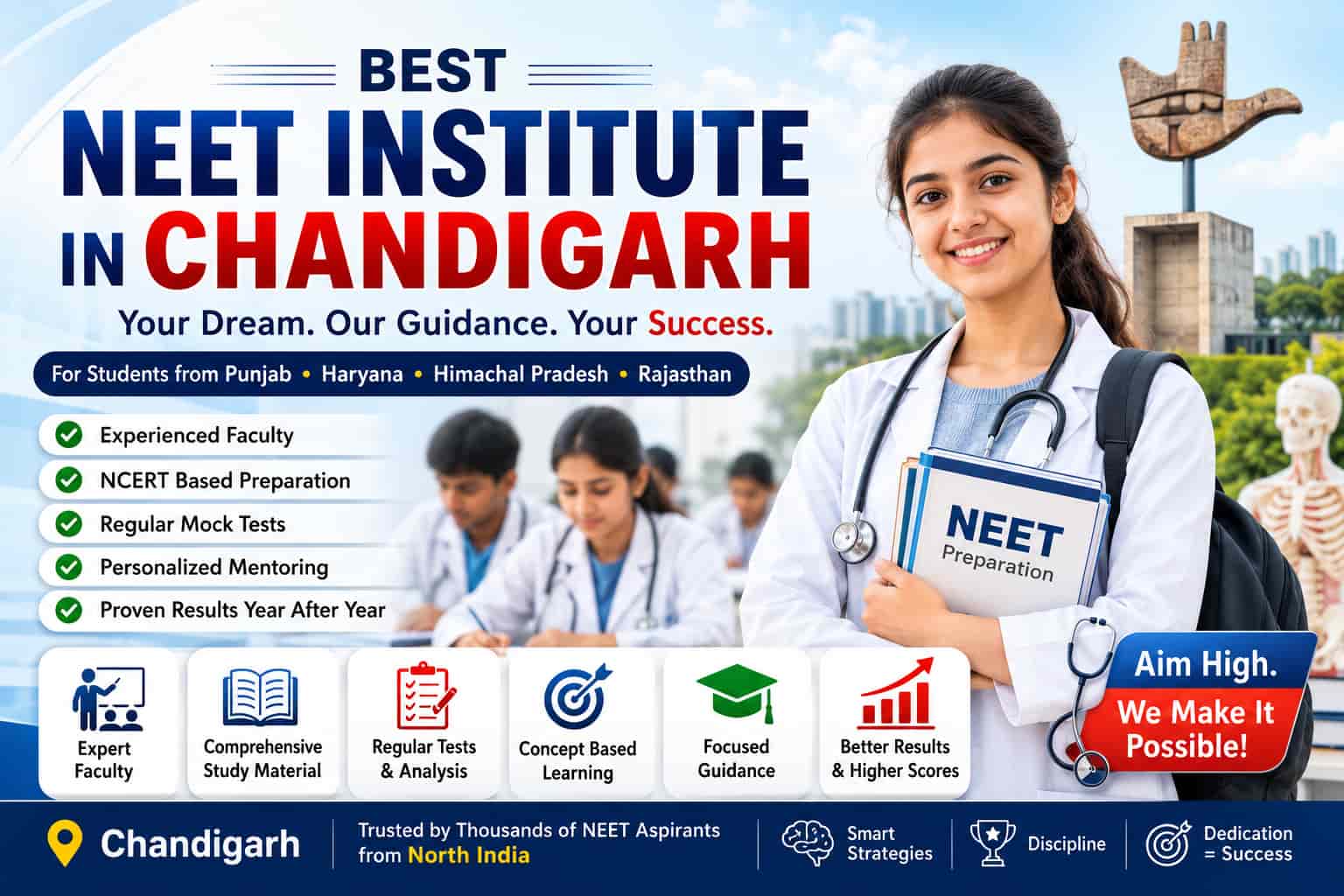 neet institute in chandigarh