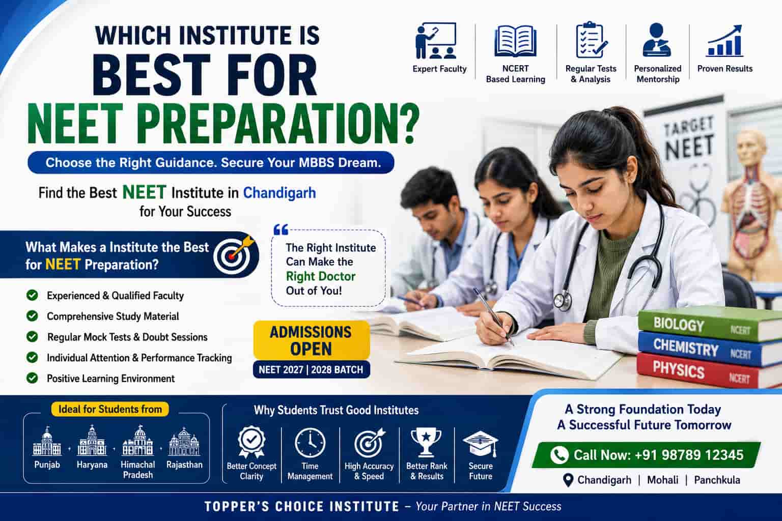 which institute is best for neet preparation
