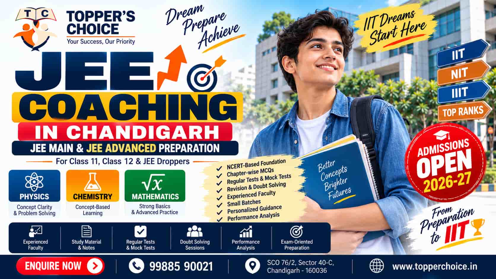 JEE Classes in Chandigarh | JEE Main & Advanced